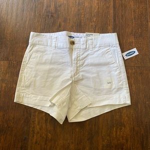 Brand new Old navy white shorts